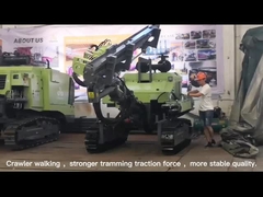 Plataforma de perforación hidráulica minera de la correa eslabonada rotatoria DTH de la perforación de la perforadora de DTH