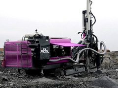 Motor automático integrado de la perforadora de DTH plataforma de perforación de la mina hydráulica de 194 kilovatios