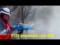 Máquina de perforación de roca neumática portátil con pierna de aire Jack Hammer YT28