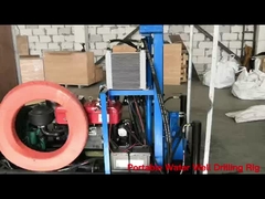 Máquina portátil de perforación de pozos de agua de 150 m de profundidad
