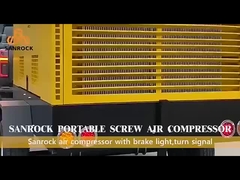 Compresor de aire de tornillo Minería Diesel Compresor de aire de tornillo Máquina portátil de compresión de aire