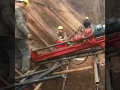 Perforación horizontal Perforación rotativa con agujero de explosión Máquina de perforación DTH portátil