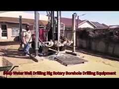 Equipo de perforación de pozos de agua hidráulicos Maquina de perforación de pozos de agua portátil