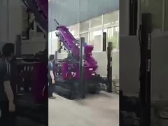 Equipo de perforación de pozos de agua de rastreador Rig de perforación de pozos de agua hidráulica Máquina de perforación de agua profunda