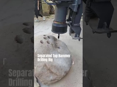 Máquina perforadora de martillo superior DTH, maquinaria de perforación minera, perforadora hidráulica sobre orugas