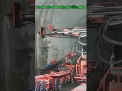 Máquina de perforación de agujeros de explosión de roca subterránea de perforación de túneles