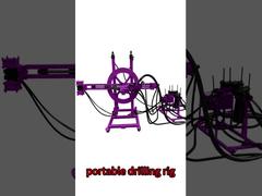 Perforadora portátil de perforación direccional horizontal Máquina de perforación hidráulica y neumática