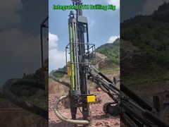 Perforadora hidráulica de minería con martillo DTH integrada