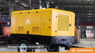 Compresor de aire de tornillo Compresor de aire de alta presión Pozo de agua Máquina de compresor de aire de tornillo