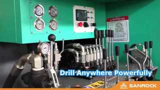 Plataforma de perforación hidráulica para minería, plataforma de perforación de pozos de roca dura, máquina perforadora sobre orugas DTH