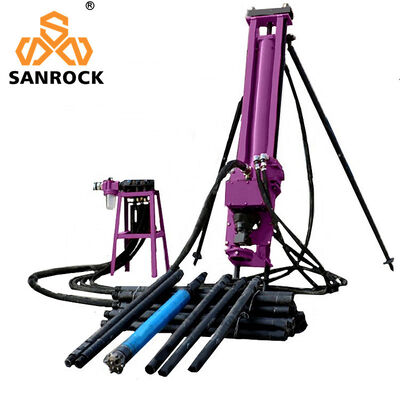 Calidad  Portable Bucket DTH Drilling Rig Machine SRQD70 Mining Borehole Rotary Drilling Rig Fábrica