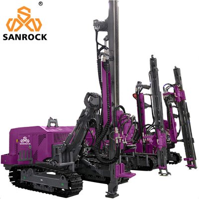 Calidad  Depth 50m Hydraulic DTH Drilling Machine Rotary Borehole Drilling Rig Mining Machinery Fábrica