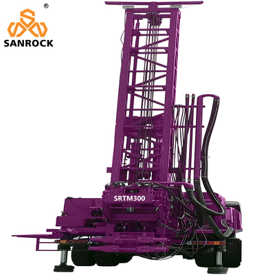 Calidad  Truck Mounted Water Well Drilling Rig With Mud Pump Deep 300m Water Well Drill Rig Fábrica