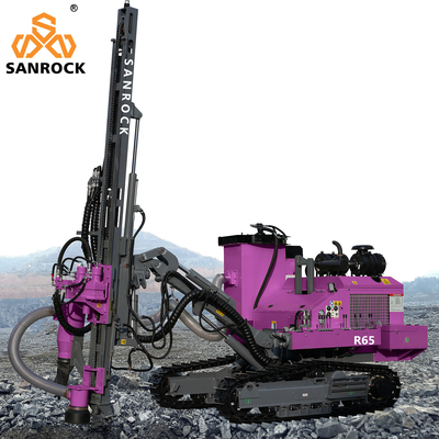 correa eslabonada rotatoria hidráulica de la perforadora de 78kw DTH que perfora a Rig Mining Machinery