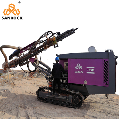 Agujero de ráfaga integrado DTH que perfora a Rig Hydraulic Mining Equipment 206KW