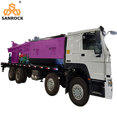 El taladro montado camión Rig With Mud Pump Hydraulic del pozo de agua riega el equipo bien de perforación