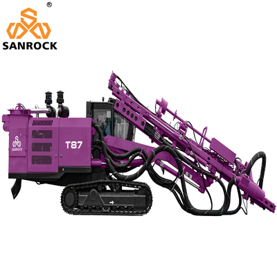Martillo superior minero que perfora la plataforma de perforación de la correa eslabonada de Rig Hydraulic Rotary Blast Hole