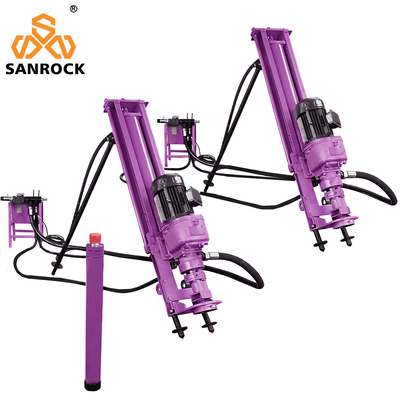 Máquina portátil de perforación hidráulica de agujeros de perforación de minería de pequeñas máquinas de perforación de DTH