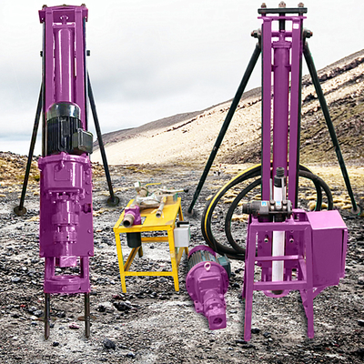 Maquinaria de perforación de bucket DTH Maquinaria de minería de roca agujero de explosión Máquina hidráulica de perforación DTH