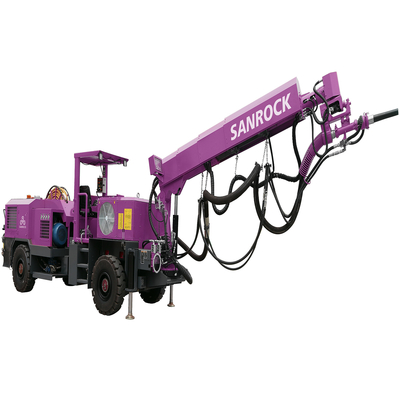 Túneles subterráneos Máquina automática de hormigón, hormigón caliente, plataforma de perforación hidráulica