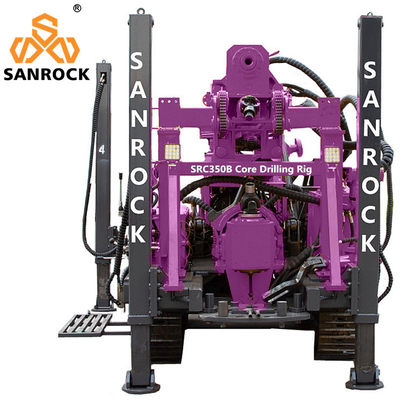 Perforación de núcleos geológicos Exploración 350m Profundidad Hidráulica Minería Máquina de perforación de núcleos