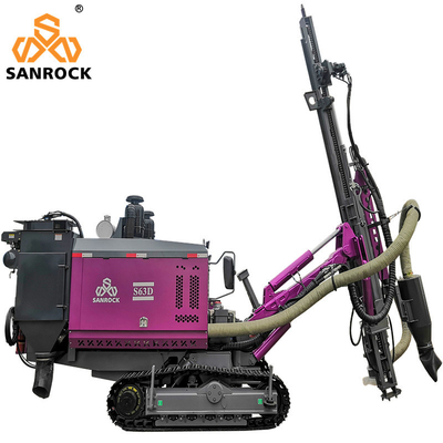 Máquina de perforación DTH Crawler Rig de perforación hidráulica Equipo de perforación de minería integrado