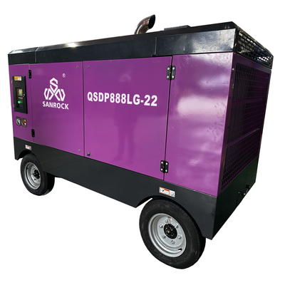 SANROCK compressor de aire de tornillo de alta presión máquina de minería precio