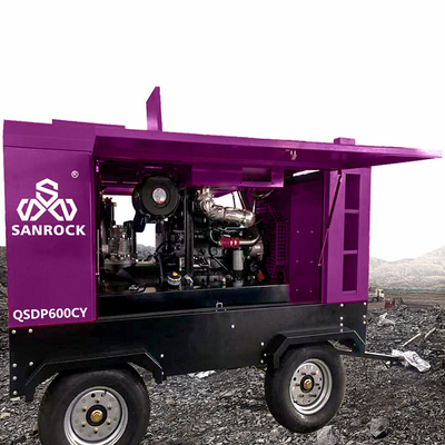 Fabricante Compresor de aire de tornillo Minería Motor diesel Compresor de aire de tornillo Máquina