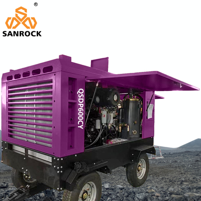 Fabricante Compresor de aire de tornillo Minería Motor diesel Compresor de aire de tornillo Máquina
