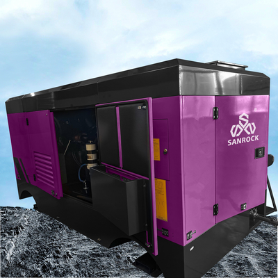 221KW máquina de compresión de aire de tornillo diesel de alta presión agua bien compressor de aire de tornillo
