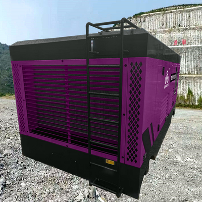 221KW máquina de compresión de aire de tornillo diesel de alta presión agua bien compressor de aire de tornillo