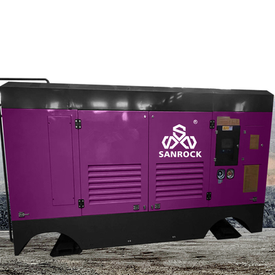 221KW máquina de compresión de aire de tornillo diesel de alta presión agua bien compressor de aire de tornillo
