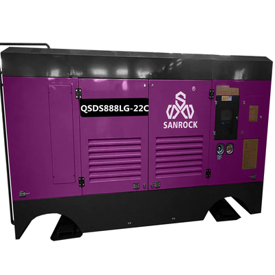 Compresor de aire de tornillo máquina portátil de 194kw motor diésel de minería compressor de aire de tornillo