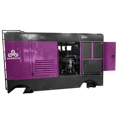 221KW máquina de compresión de aire de tornillo diesel de alta presión agua bien compressor de aire de tornillo
