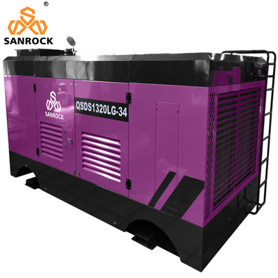 Compresor de aire de tornillo de alta presión 410kw Diesel Compresor de aire de tornillo máquina Pozo de agua