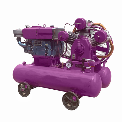 Compresor de aire de pistón Compresor de aire portátil Máquina diesel Compresor de aire industrial