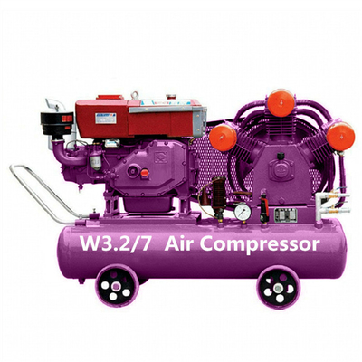 Mini compresor de aire portátil 11KW / 15KW / 18.5KW / 22KW Compresor de aire de pistón impulsado por cinturón de la máquina industrial