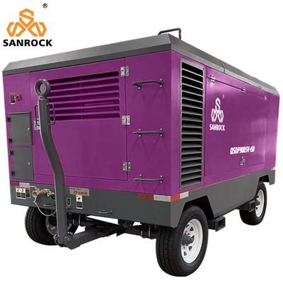 Compresor de aire de tornillo compacto para minería Aire o agua refrigerados 10.3 150 bar psi