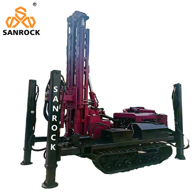 Máquina de perforación de pozos hidráulicos para profundidad de perforación de 220 m y diámetro de 140-320 mm
