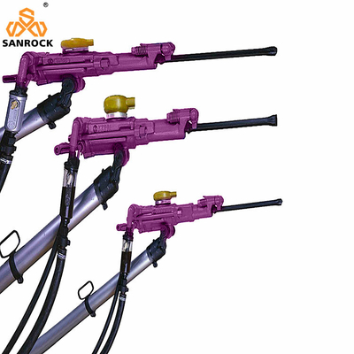 Diámetro del cilindro de 80 mm YT27 Air Leg Jack Hammer Perforación de roca portátil para la minería de carbón