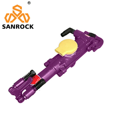 Excavadora de roca portátil YT28 Jack Pneumático Martillo de minería de aire Pierna máquina de perforación de roca
