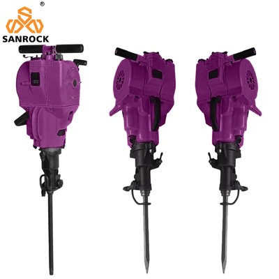 Excavadora de roca de gasolina Mini Jack Hydraulic Hammer Breaker de hormigón para perforación Diámetro 42 mm y profundidad de perforación 6 m