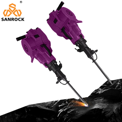 Excavadora de roca de gasolina Mini Jack Hydraulic Hammer Breaker de hormigón para perforación Diámetro 42 mm y profundidad de perforación 6 m
