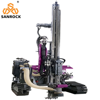 Top Hammer Hard Rock Mining DTH de perforación hidráulica con 22kw de potencia máxima.
