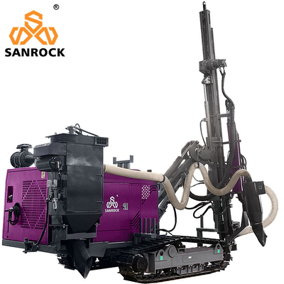 Top Hammer Hard Rock Mining DTH de perforación hidráulica con 22kw de potencia máxima.