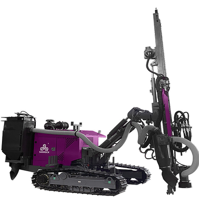 Top Hammer Hard Rock Mining DTH de perforación hidráulica con 22kw de potencia máxima.