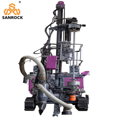8900*2250*2650MM Máquina de perforación hidráulica Velocidad de desplazamiento 1,5-3 km/h para perforación de agujeros de explosión en rocas mineras