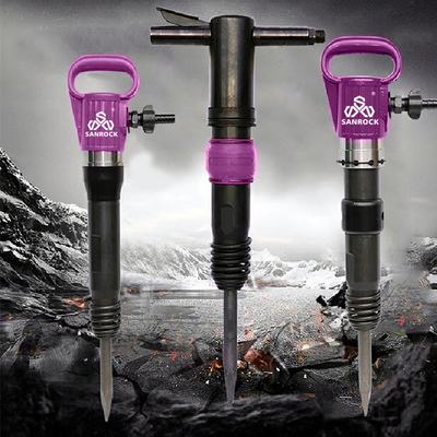 Gran eficiencia de perforación Jack Martillo portátil Air Pick Breaker Martillo para la perforación neumática de rocas