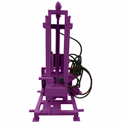 Máquina de perforación hidráulica portátil de agua plataforma de perforación rotativa para pozos de agua pequeños 700*700*2500mm