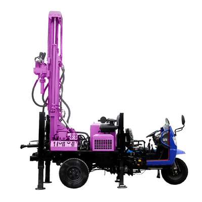 4700 KG Rig de perforación hidráulica de pozos de agua impulsado por motor diesel